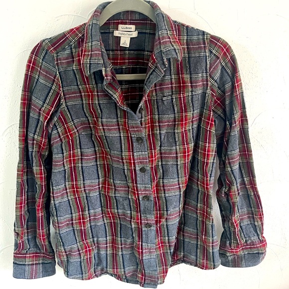 Vintage L.L. Bean Flannel - Picture 1 of 5
